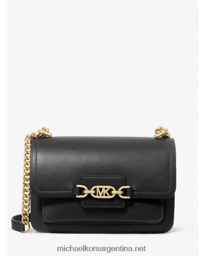 mujer negro bolso de hombro grande de piel jaspeada Michael Kors T46HB0843