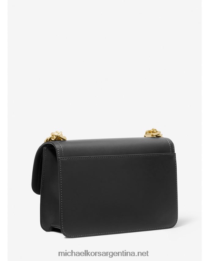 mujer negro bolso de hombro grande de piel jaspeada Michael Kors T46HB0843