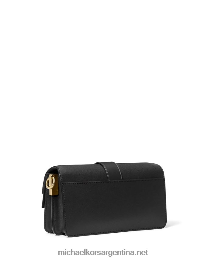 mujer negro bolso de hombro greenwich mediano de piel saffiano Michael Kors T46HB0927