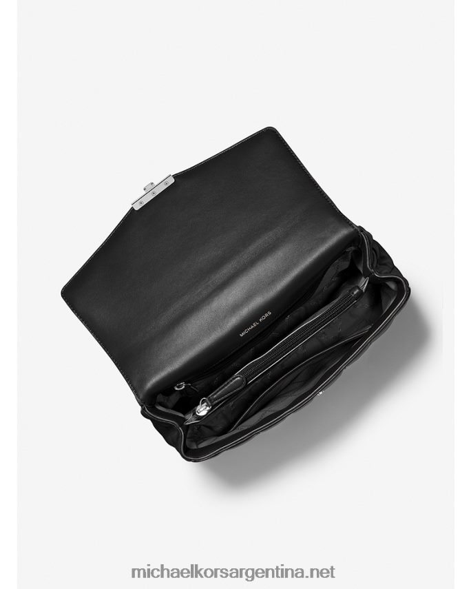 mujer negro bolso de hombro soho extragrande de piel acolchada Michael Kors T46HB0990