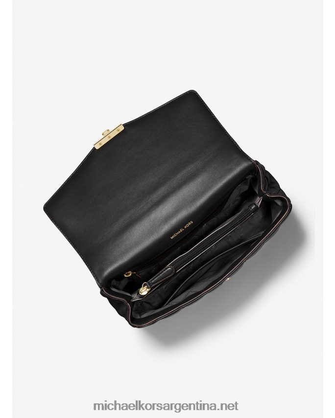 mujer negro bolso de hombro soho extragrande de piel acolchada Michael Kors T46HB0998