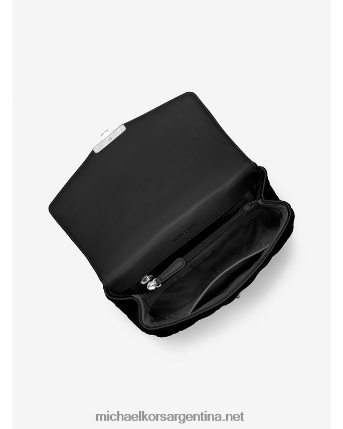 mujer negro bolso de hombro soho grande de piel sintética acolchada con tachuelas Michael Kors T46HB0891