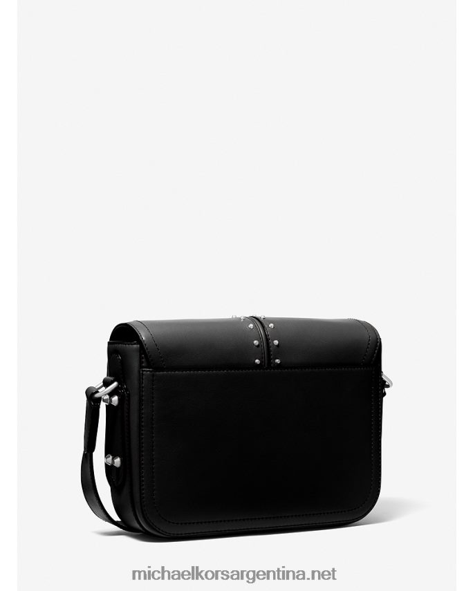 mujer negro bolso messenger astor mediano de piel con tachuelas Michael Kors T46HB0786