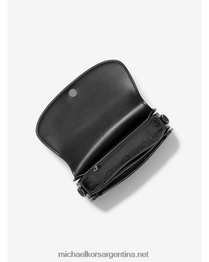 mujer negro bolso messenger mila mediano de piel Michael Kors T46HB0662