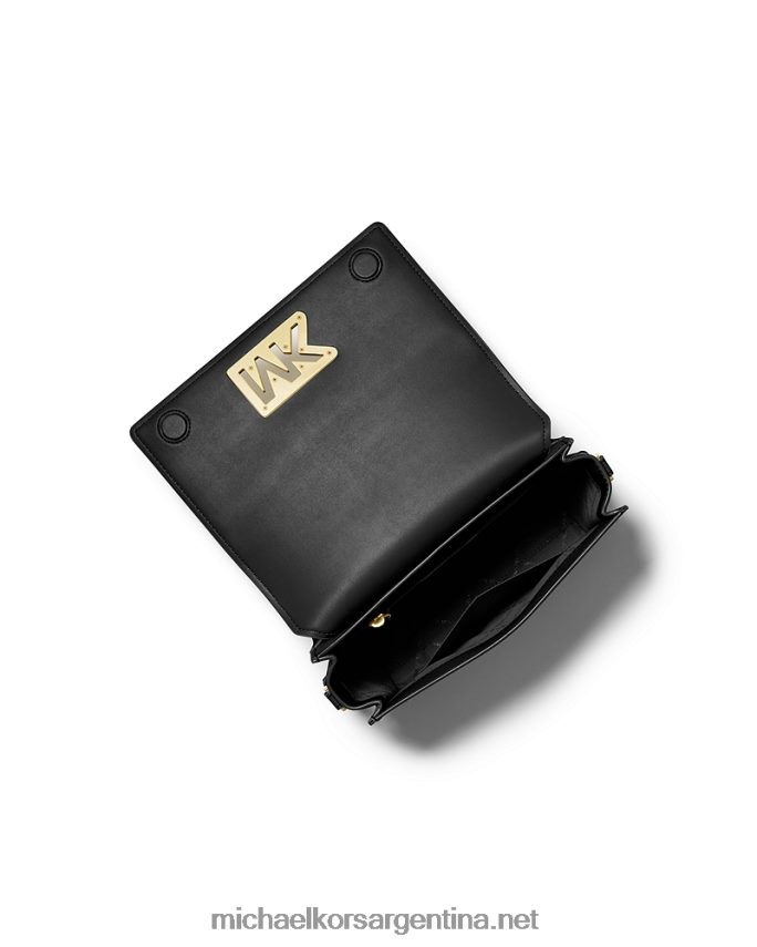 mujer negro bolso messenger mimi mediano de piel Michael Kors T46HB0948