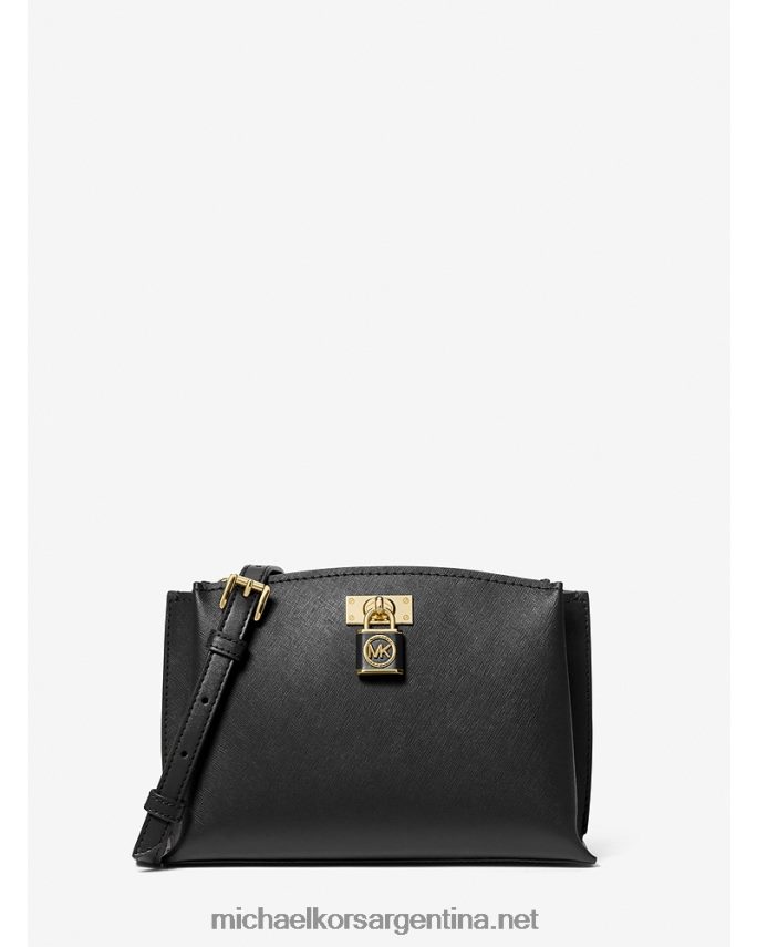 mujer negro bolso messenger rubí mediano de piel saffiano Michael Kors T46HB0730