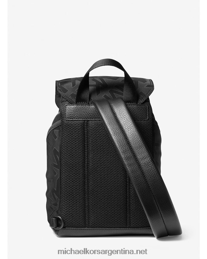 mujer negro riñonera de nailon en jacquard con logo kent Michael Kors T46HB0793