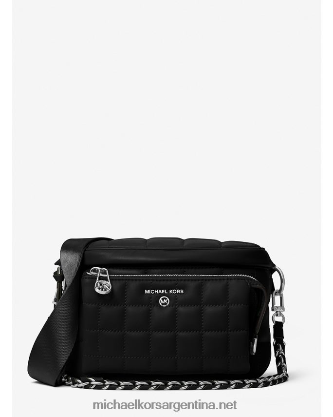 mujer negro riñonera slater mediana de piel acolchada Michael Kors T46HB0886