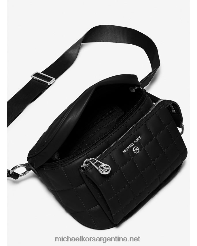 mujer negro riñonera slater mediana de piel acolchada Michael Kors T46HB0886