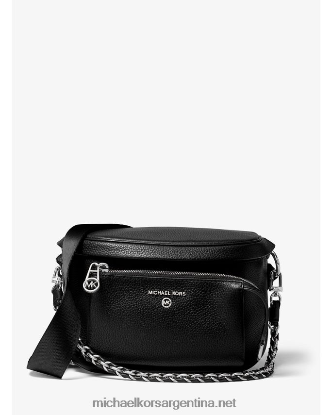 mujer negro riñonera slater mediana de piel granulada Michael Kors T46HB0958