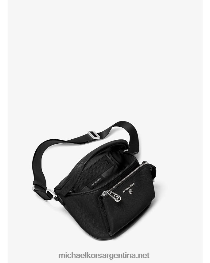 mujer negro riñonera slater mediana de piel granulada Michael Kors T46HB0958