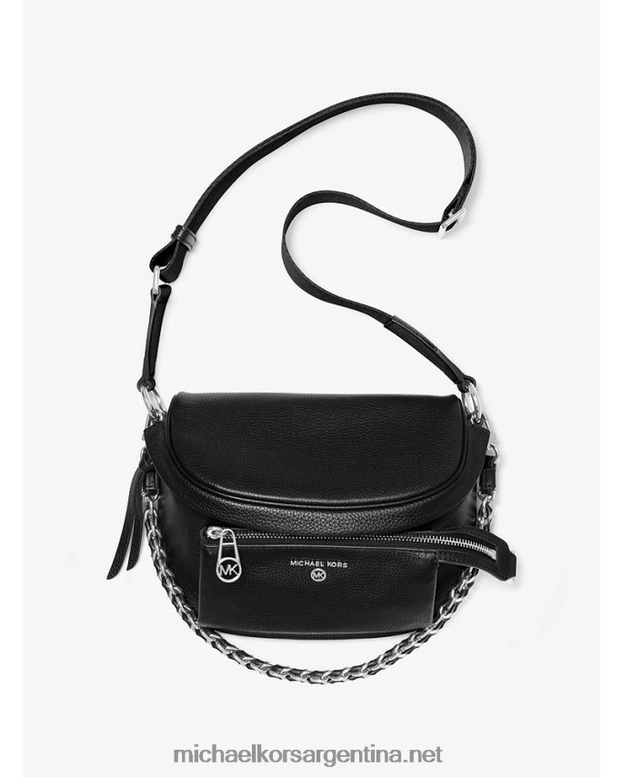 mujer negro riñonera slater mediana de piel granulada Michael Kors T46HB0958