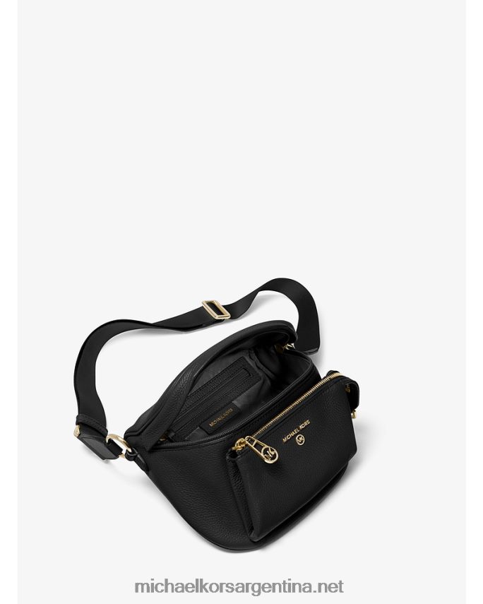 mujer negro riñonera slater mediana de piel granulada Michael Kors T46HB0962