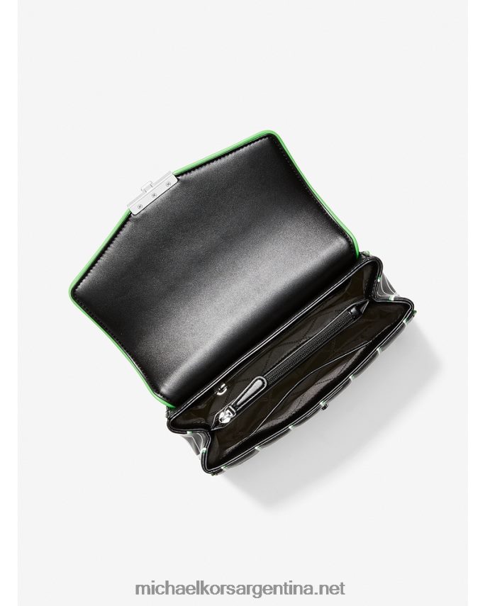 mujer palma multi bolso de hombro soho grande de piel sintética acolchada con ribete en contraste Michael Kors T46HB0826