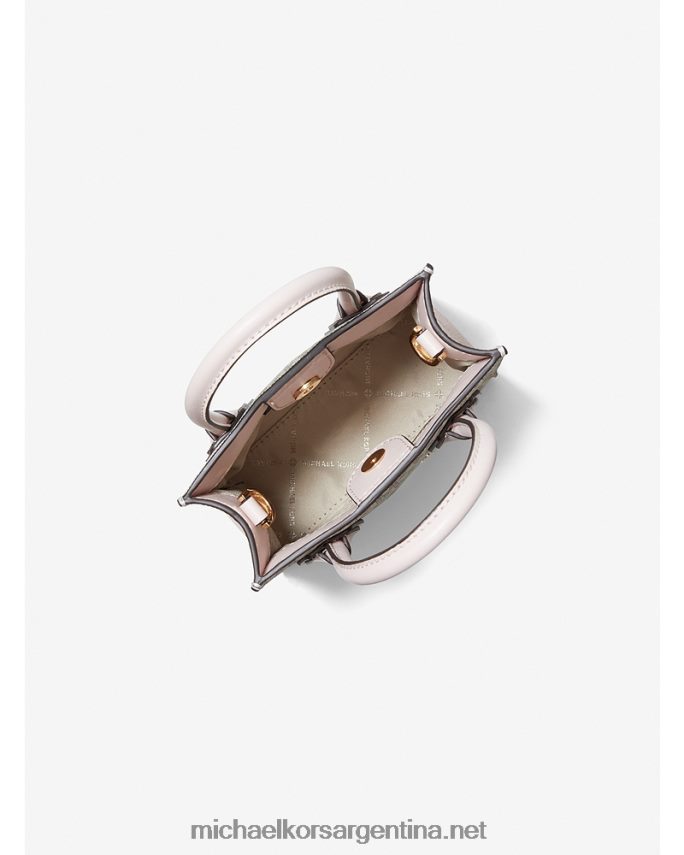 mujer pwd blshmlt bandolera mercer extrapequeña con logo y piel Michael Kors T46HB0974