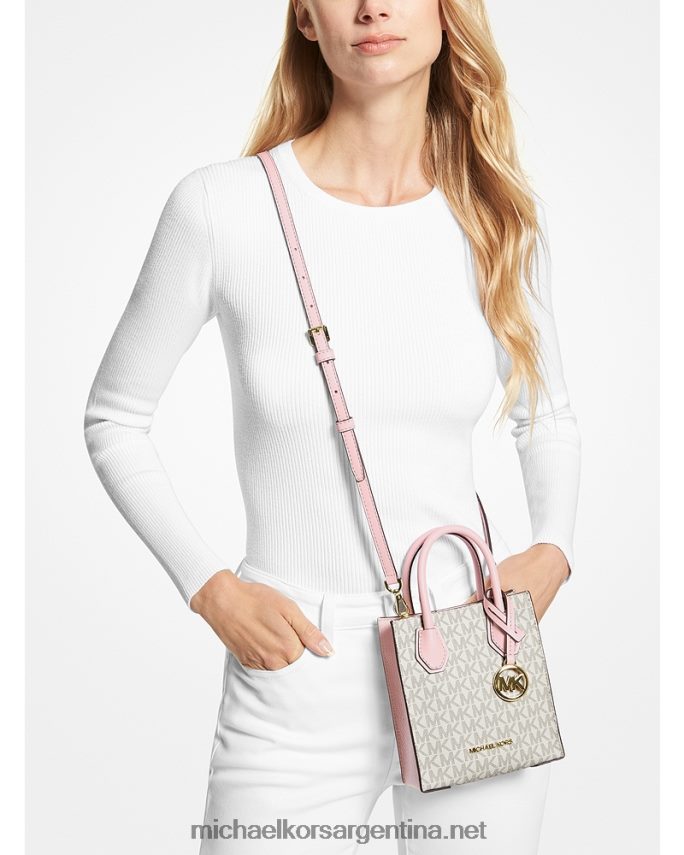 mujer pwd blshmlt bandolera mercer extrapequeña con logo y piel Michael Kors T46HB0974