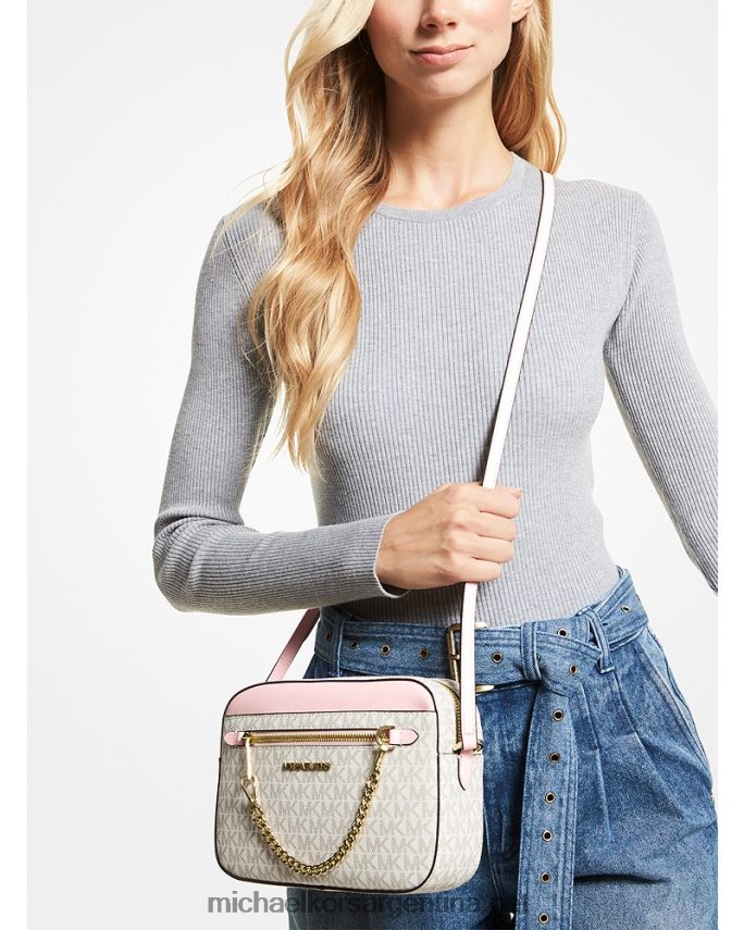 mujer pwd blshmlt bolsa crossbody Jet Set grande con logo Michael Kors T46HB01010