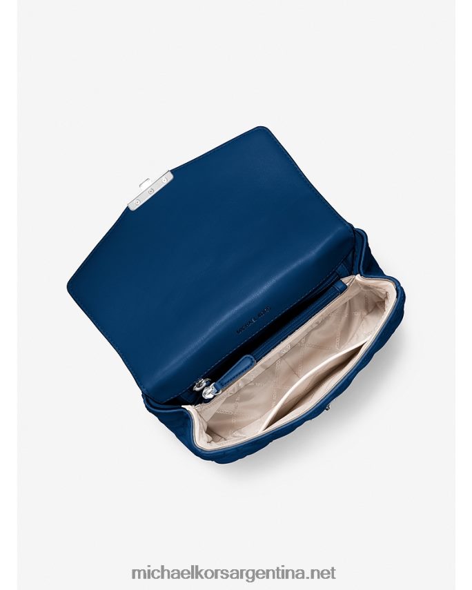 mujer río azul bolso de hombro soho grande de piel sintética acolchada con tachuelas Michael Kors T46HB0890