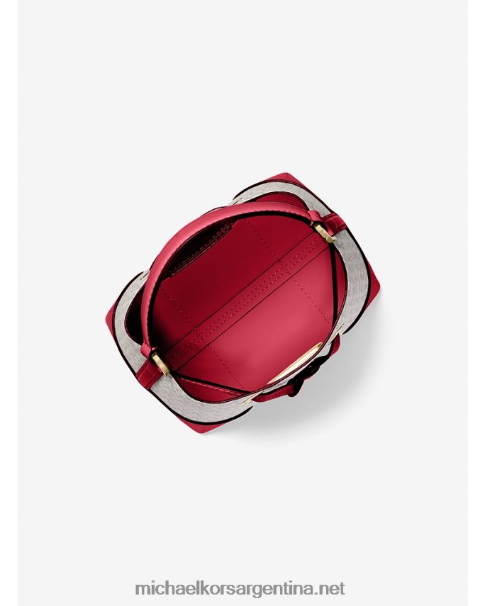 mujer rosa carmín multicolor bolso bombonera mercer pequeño con logo Michael Kors T46HB0910