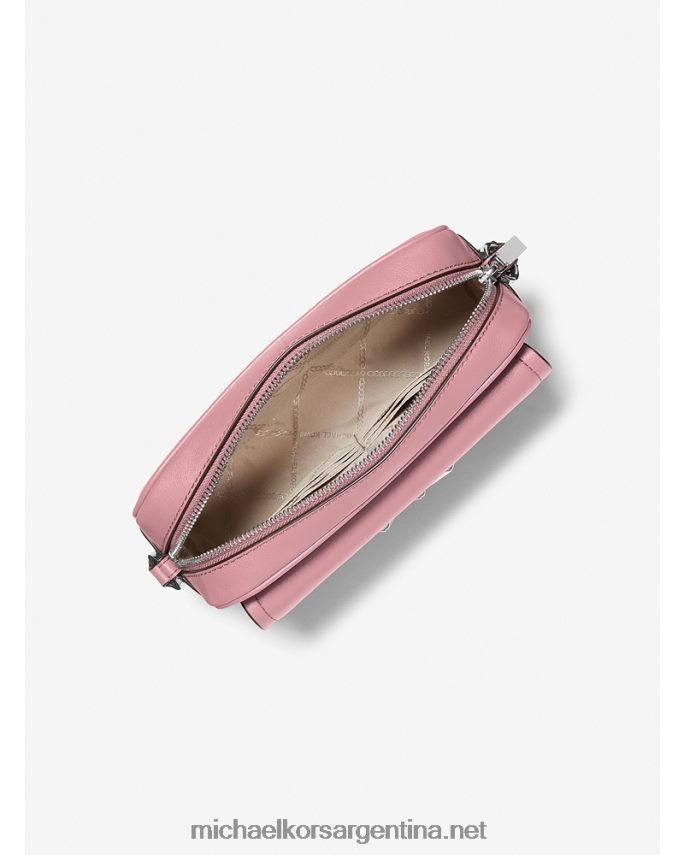 mujer rosa real bolsa crossbody parker mediana de piel Michael Kors T46HB0669