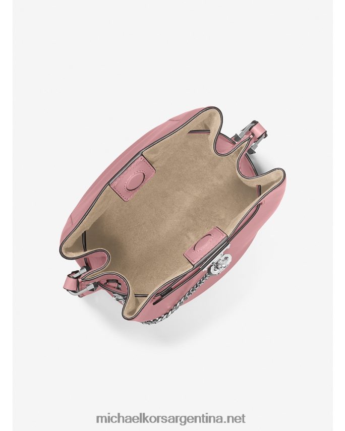 mujer rosa real bolso messenger hamilton legacy mediano de piel Michael Kors T46HB0683