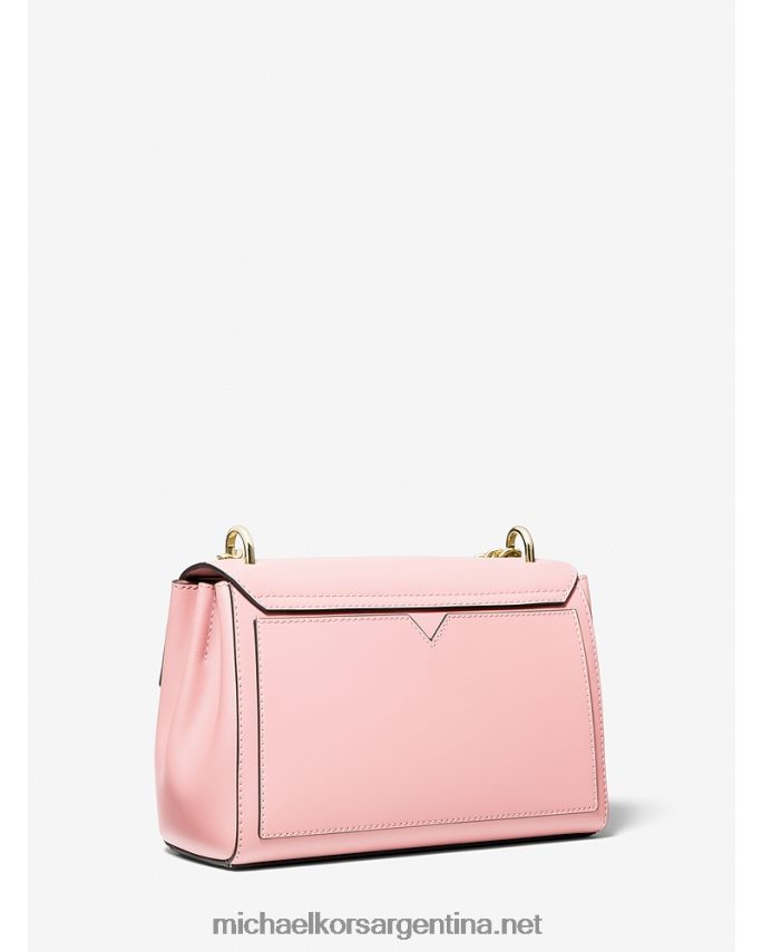 mujer rubor en polvo bolsa crossbody lita mediana de piel Michael Kors T46HB0828