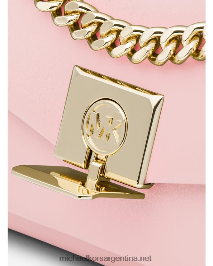 mujer rubor en polvo bolsa crossbody lita mediana de piel Michael Kors T46HB0828