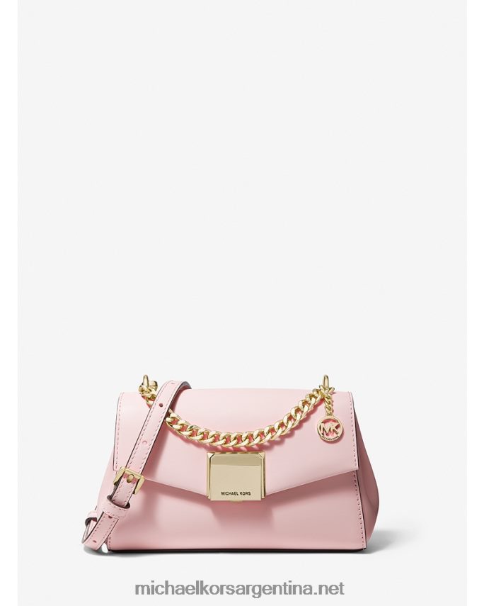 mujer rubor en polvo bolsa crossbody lita pequeña de piel Michael Kors T46HB01022