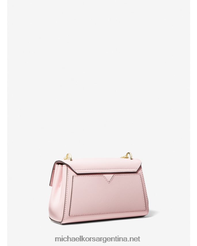 mujer rubor en polvo bolsa crossbody lita pequeña de piel Michael Kors T46HB01022