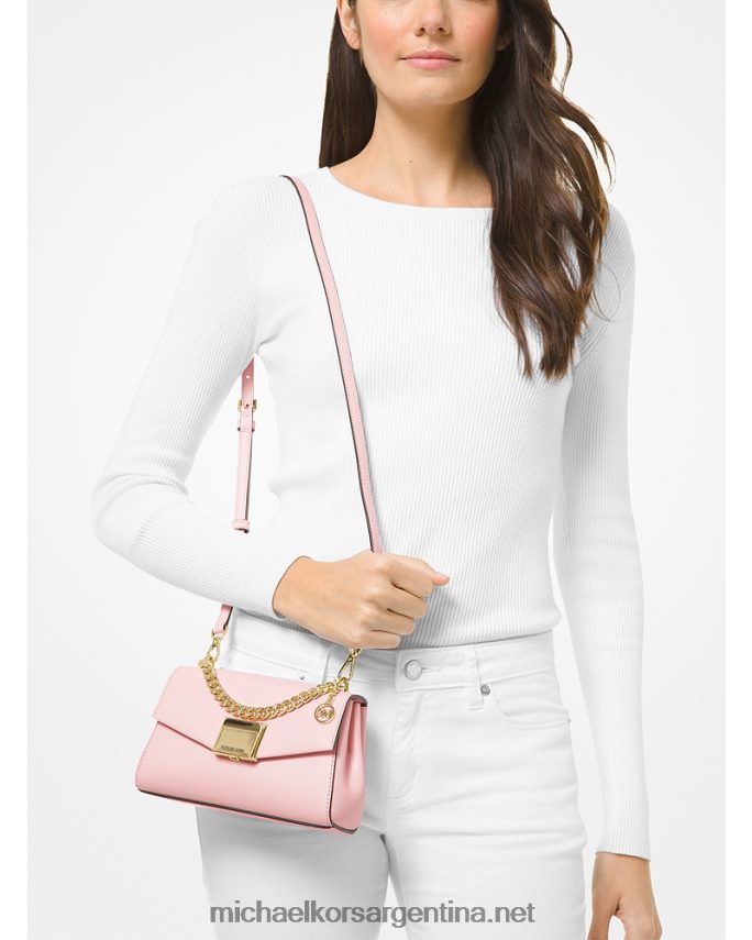 mujer rubor en polvo bolsa crossbody lita pequeña de piel Michael Kors T46HB01022