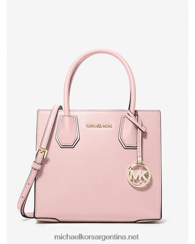 mujer rubor en polvo bolsa crossbody mercer mediana de piel granulada Michael Kors T46HB01012