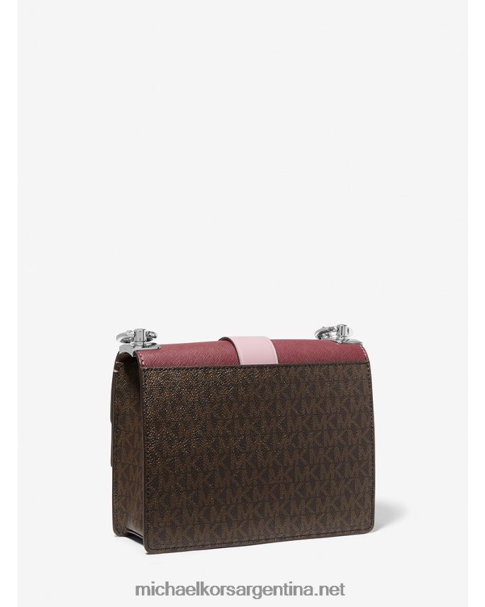 mujer ryl rosa mlt bolsa crossbody greenwich smalllogo y piel saffiano Michael Kors T46HB01003