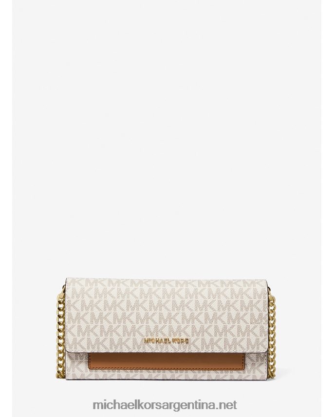 mujer vainilla/bellota bolsa crossbody convertible 2 en 1 mediana con logo Michael Kors T46HB0724