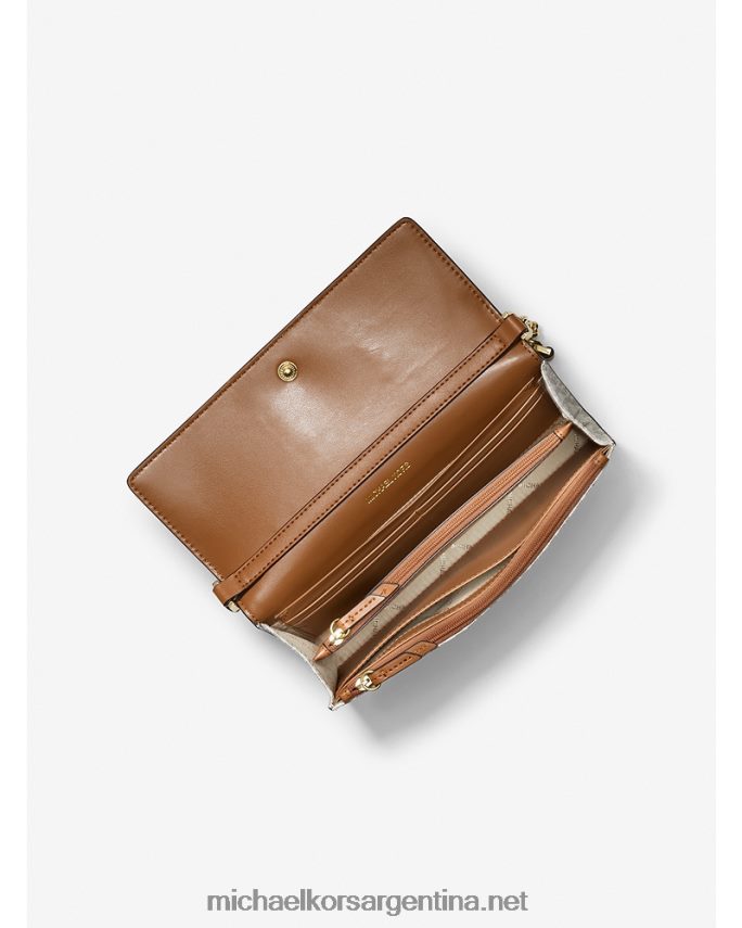 mujer vainilla/bellota bolsa crossbody convertible 2 en 1 mediana con logo Michael Kors T46HB0724