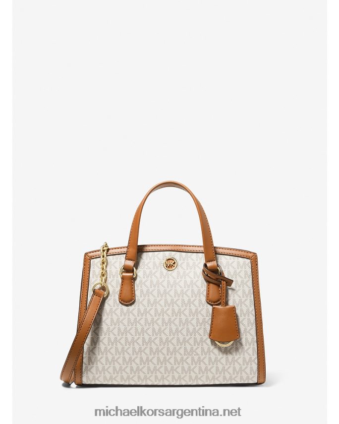 mujer vainilla/bellota bolsa messenger Chantal pequeña con logo Michael Kors T46HB0926