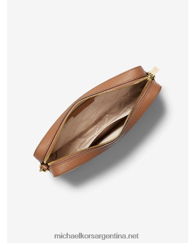 mujer vainilla bolsa crossbody Jet Set grande con logo estampado Michael Kors T46HB0823