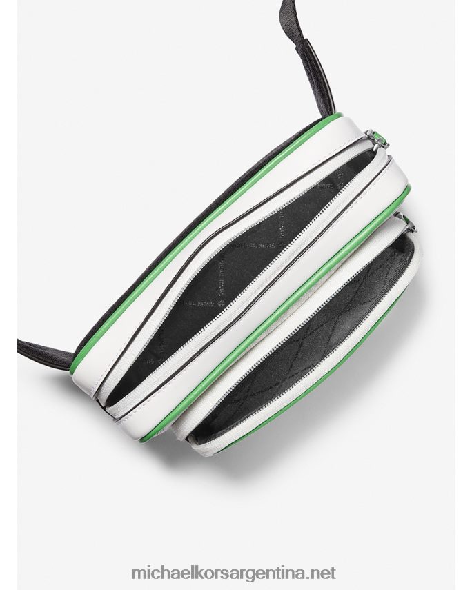 mujer verde palmera riñonera cooper con logo gráfico Michael Kors T46HB0822