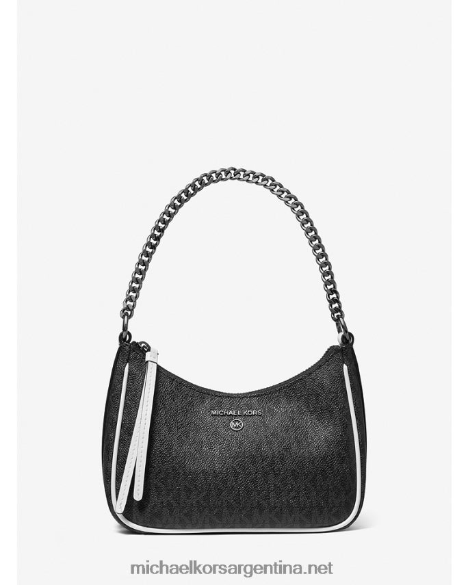 mujer Blanco óptico bolso de hombro Jet Set Charm pequeño con logo Michael Kors T46HB01378