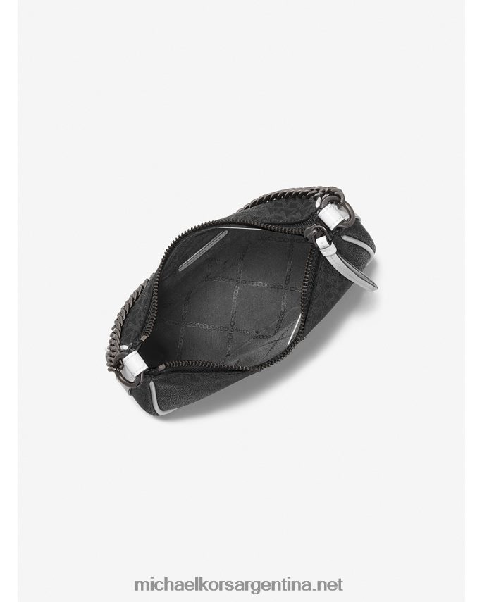 mujer Blanco óptico bolso de hombro Jet Set Charm pequeño con logo Michael Kors T46HB01378