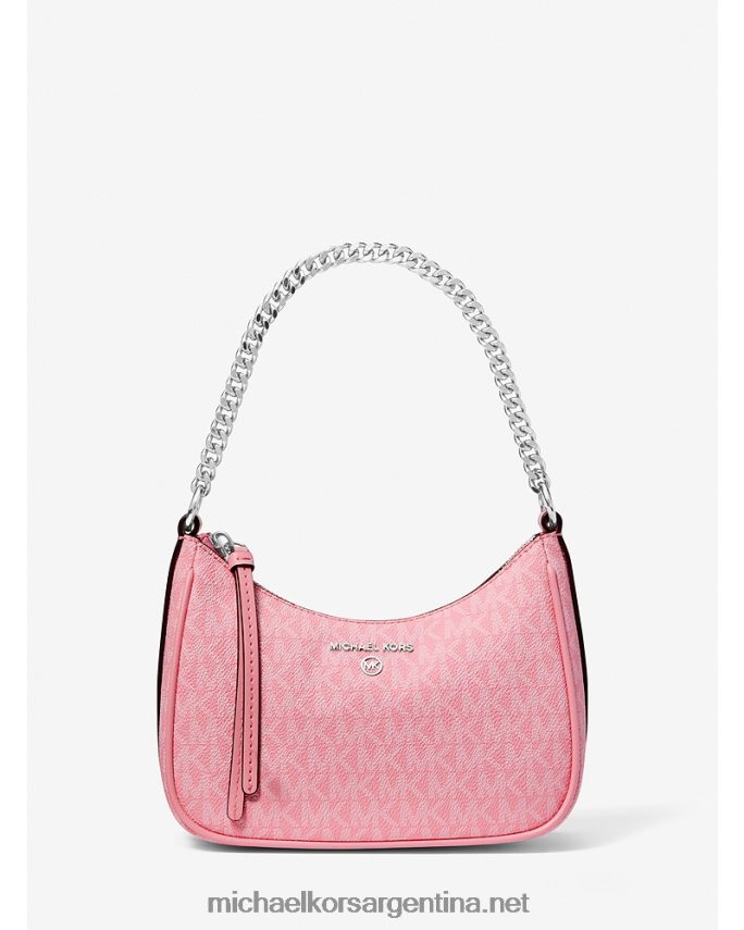 mujer Rosa de la cáscara bolso de mano pequeño con logo Michael Kors T46HB01346