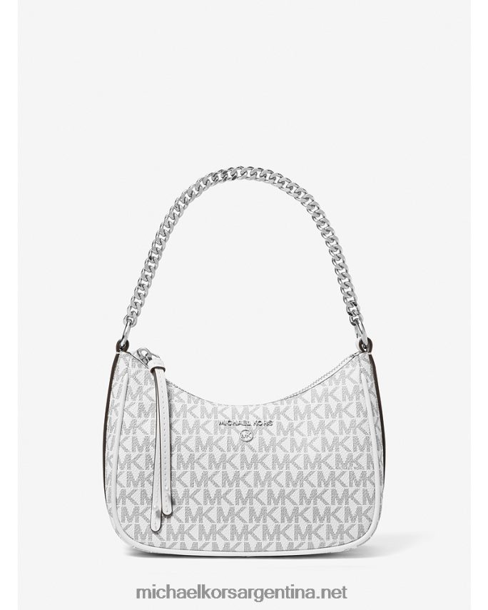 mujer blanco óptico/negro bolso de mano pequeño con logo Michael Kors T46HB01351