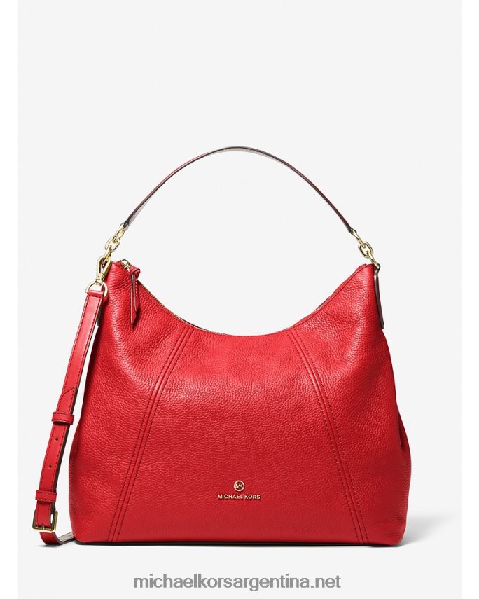 mujer carmesí bolso de hombro sienna grande de piel granulada Michael Kors T46HB01380