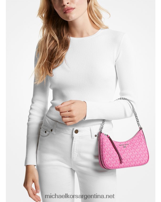 mujer cereza bolso de mano pequeño con logo Michael Kors T46HB01349