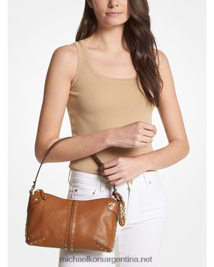 mujer equipaje bolso de hombro astor grande de piel con tachuelas Michael Kors T46HB01291