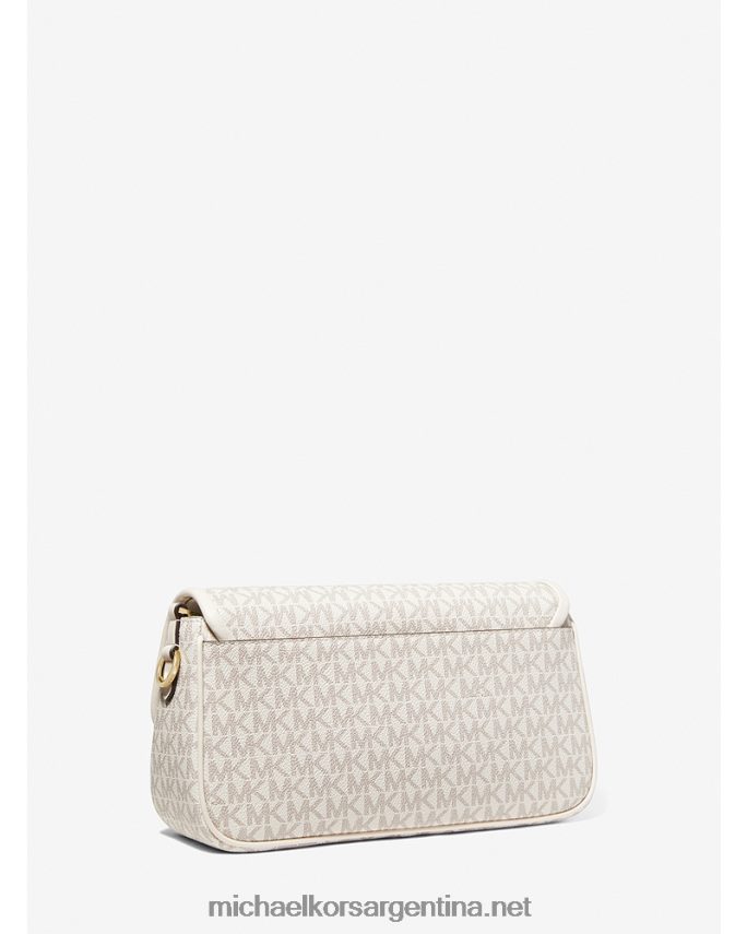 mujer furgoneta/crema bolsa de hombro Parker mediana con logo Michael Kors T46HB01320