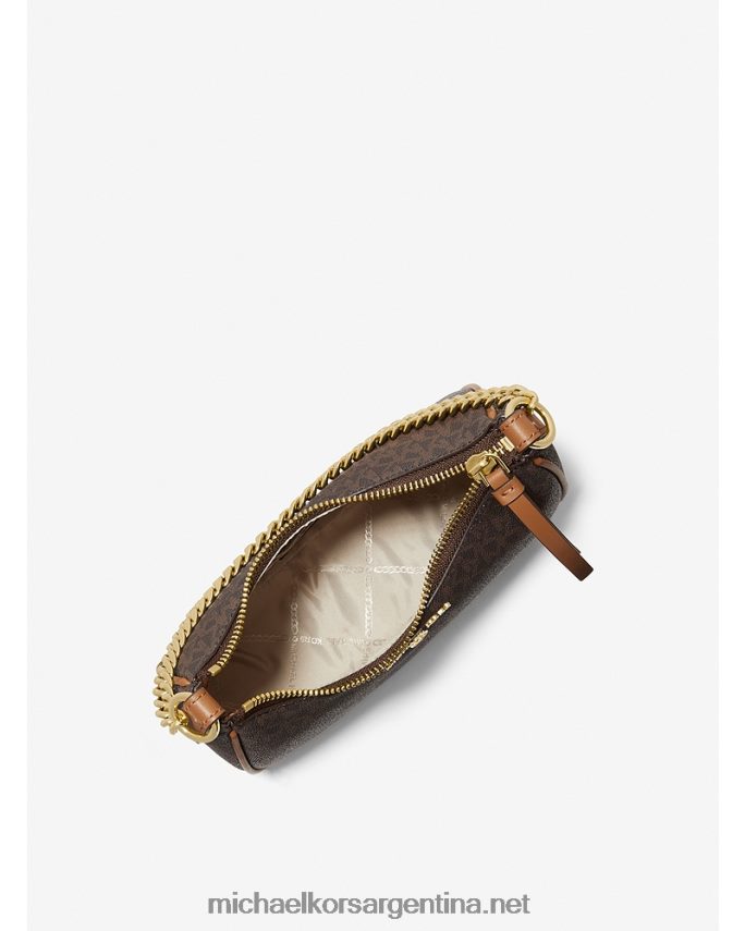 mujer marrón/bellota bolso de mano pequeño con logo Michael Kors T46HB01372