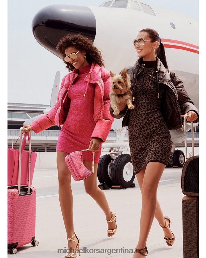 mujer marrón/bellota bolso de mano pequeño con logo Michael Kors T46HB01372