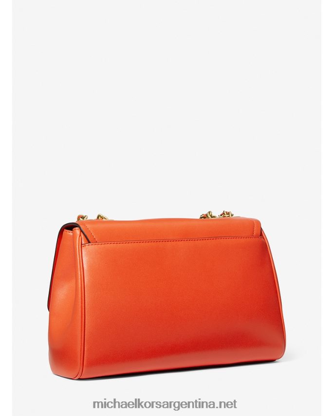 mujer naranja óptica bolso de hombro parker extragrande de piel Michael Kors T46HB01332