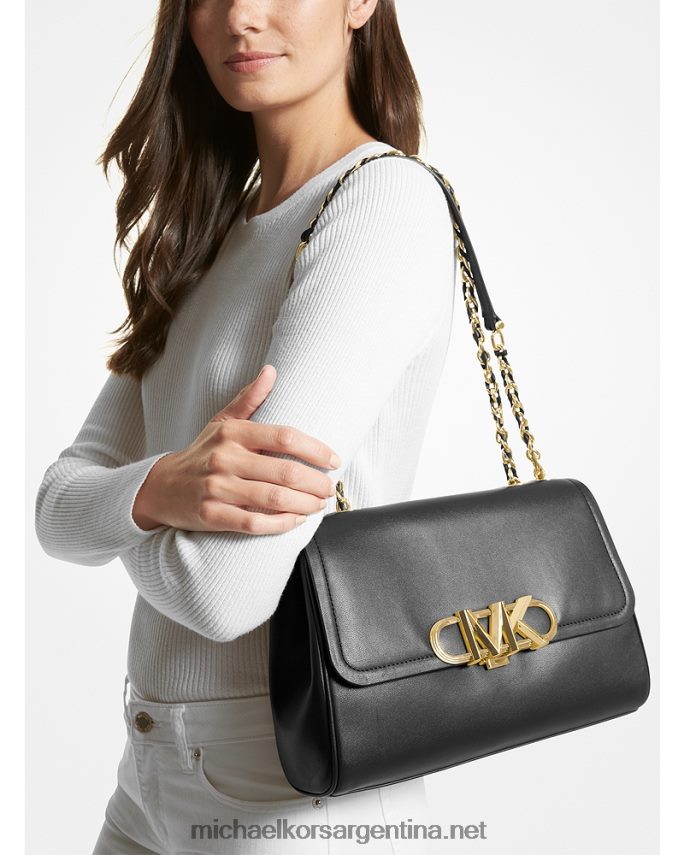 mujer negro bolso de hombro parker extragrande de piel Michael Kors T46HB01337