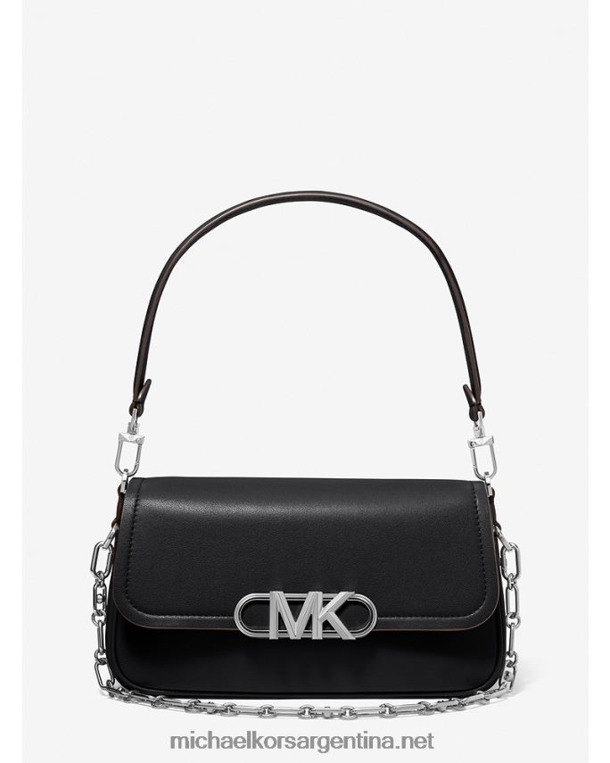 mujer negro bolso de hombro parker mediano de piel Michael Kors T46HB01328